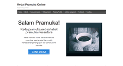 Desktop Screenshot of kedaipramuka.net