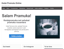 Tablet Screenshot of kedaipramuka.net